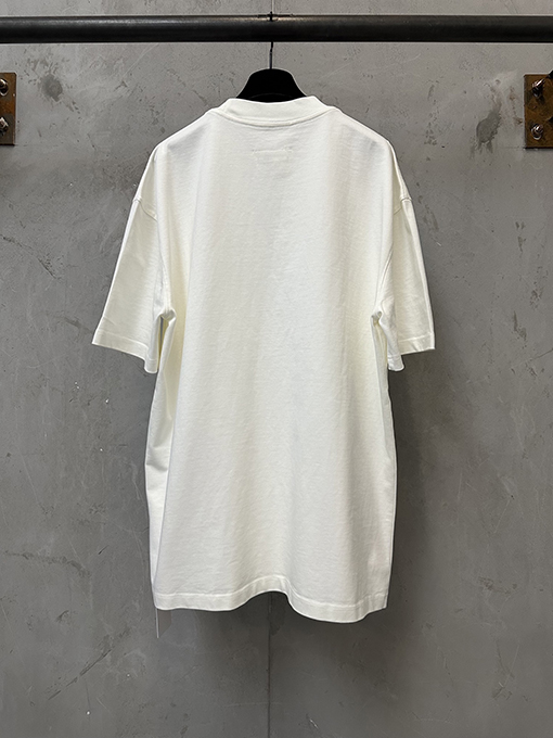 マルタン マルジェラ レトロロゴプリントの半袖Tシャツ
