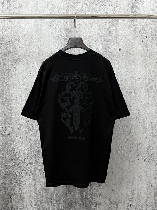 クロムハーツコピー パッチワーククロスバキュームショー半袖Tシャツ