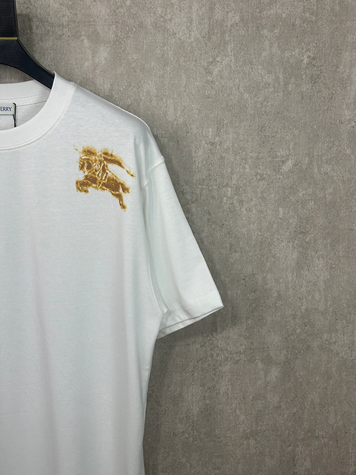 バーバリースーパーコピー クラシックな乗馬ライダーのロゴ入り半袖Tシャツ