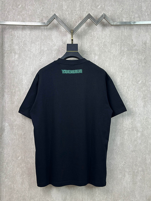 バーバリースーパーコピー クラシックな乗馬ライダーのロゴ入り半袖Tシャツ