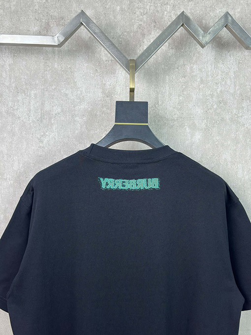 バーバリースーパーコピー クラシックな乗馬ライダーのロゴ入り半袖Tシャツ