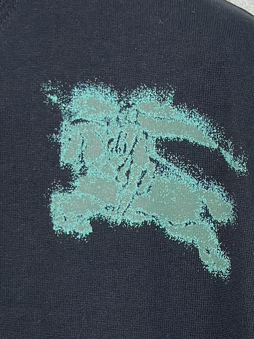バーバリースーパーコピー クラシックな乗馬ライダーのロゴ入り半袖Tシャツ