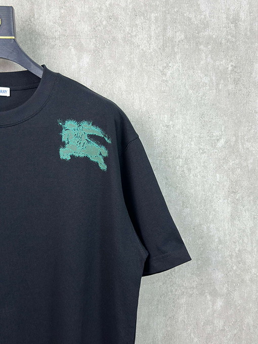 バーバリースーパーコピー クラシックな乗馬ライダーのロゴ入り半袖Tシャツ