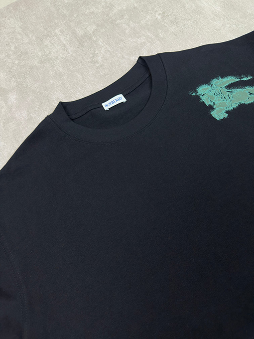 バーバリースーパーコピー クラシックな乗馬ライダーのロゴ入り半袖Tシャツ