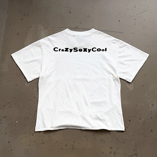 セントマイケルコピー Vintage レトロスタイルのTLC記念ショートワイドネック半袖Tシャツ