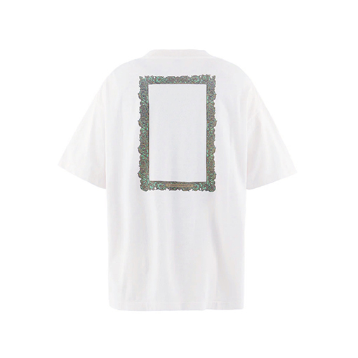 セントマイケル LOVE ALL LIMITATION NOW 背面にプリントありフレームなしダメージのレトロプリント半袖Tシャツ
