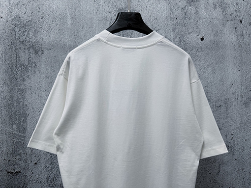 シャネルスーパーコピー フロッキーとプレスをしたカップルけ半袖Tシャツ
