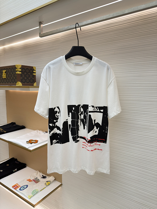 ジバンシィ ポートレートプリント半袖Tシャツ