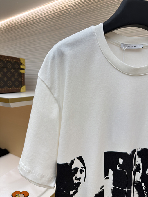ジバンシィ ポートレートプリント半袖Tシャツ