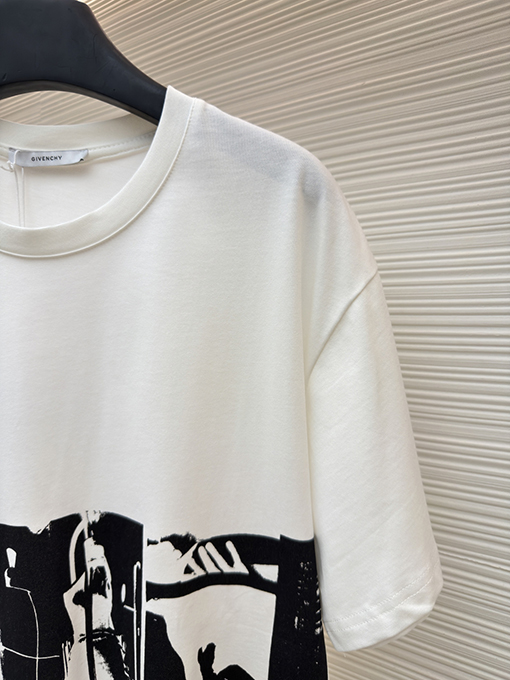ジバンシィ ポートレートプリント半袖Tシャツ