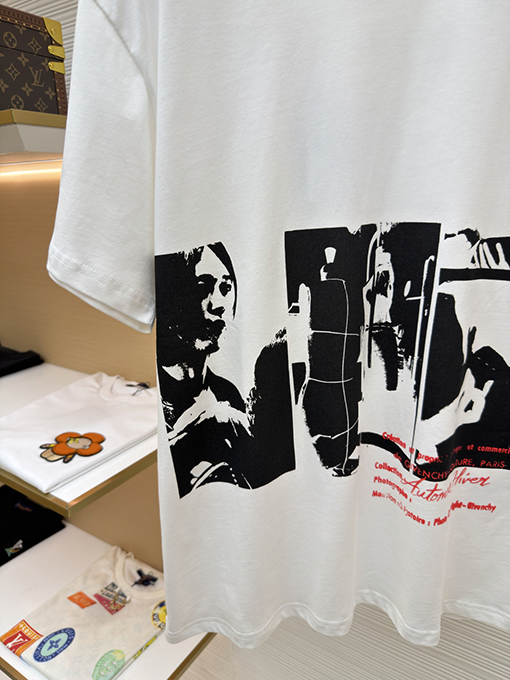 ジバンシィ ポートレートプリント半袖Tシャツ