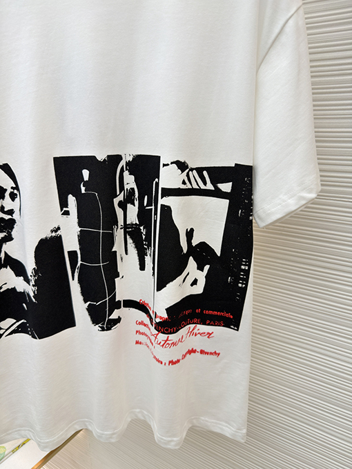 ジバンシィ ポートレートプリント半袖Tシャツ