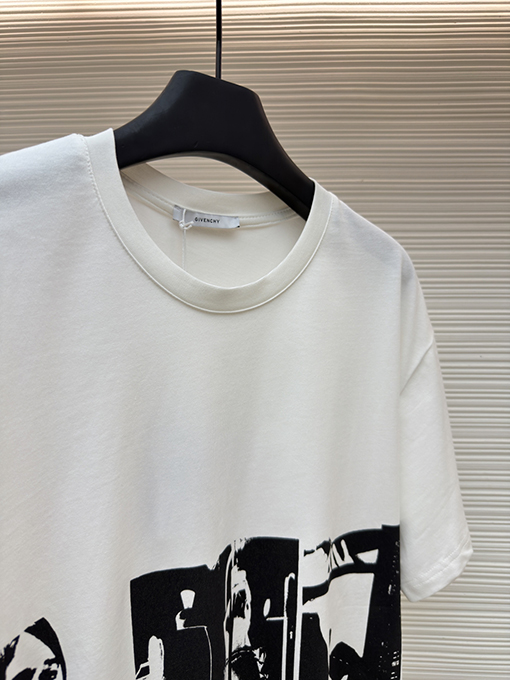 ジバンシィ ポートレートプリント半袖Tシャツ