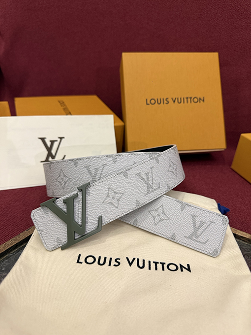 ルイヴィトンコピー LV Initiales Monogram ファッションリバーシブル両面ベルト