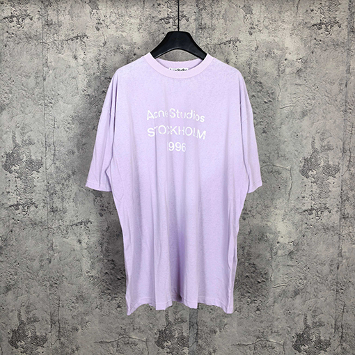 アクネストゥディオズスーパーコピー Acne Studios 1996 クラシックシリーズのダメージをした泥染め半袖Tシャツ