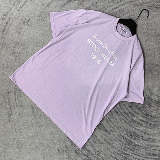 アクネストゥディオズスーパーコピー Acne Studios 1996 クラシックシリーズのダメージをした泥染め半袖Tシャツ