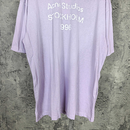 アクネストゥディオズスーパーコピー Acne Studios 1996 クラシックシリーズのダメージをした泥染め半袖Tシャツ
