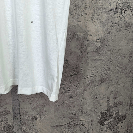 アクネストゥディオズ Acne Studios 1996 シリーズ レーザーシルバーラインストーン装飾半袖Tシャツ
