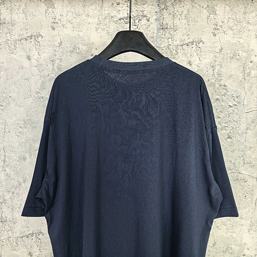 アクネストゥディオズコピー Acne Studios 1996 クラシックロゴ入りフロッキー半袖Tシャツ