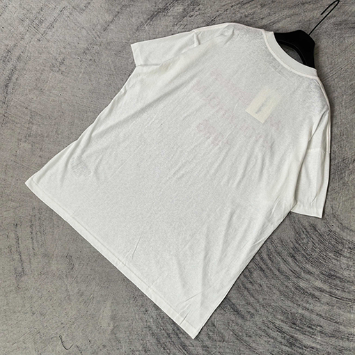 アクネストゥディオズコピー Acne Studios 1996 クラシックロゴ入りフロッキー半袖Tシャツ