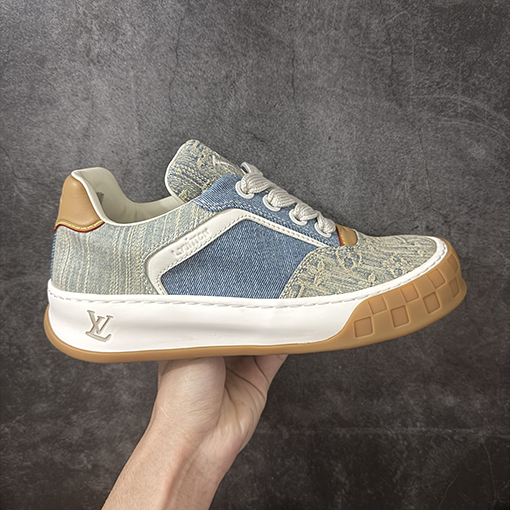 ルイヴィトンコピー LV Tilted Low Sneakers ティルトシリーズのローカットレトロカジュアルスポーツスニーカー