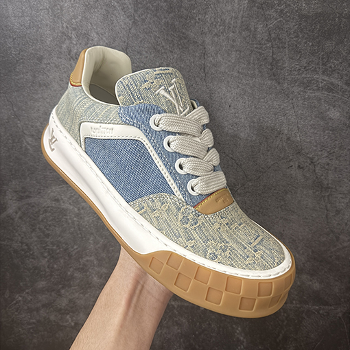 ルイヴィトンコピー LV Tilted Low Sneakers ティルトシリーズのローカットレトロカジュアルスポーツスニーカー