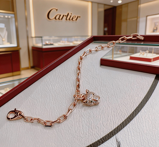 カルティエ クラシックブレスレット レディースメンズ Vゴールドカップル 