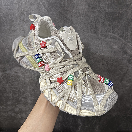 バレンシアガ スーパーコピー3XL Sneakers 10代 メッシュレースアップローカットレトロダッドシューズ