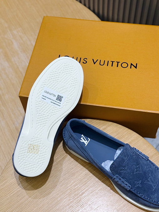 ルイヴィトンスーパーコピー LV Croisette スエード牛革ローファー