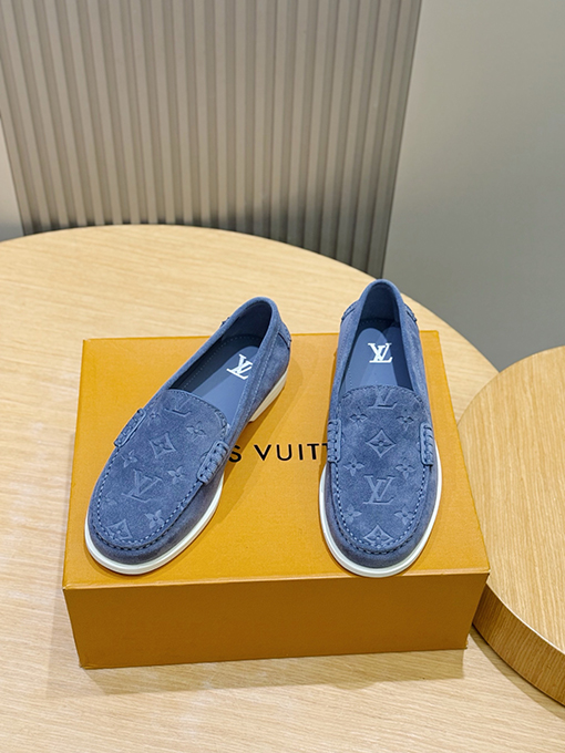 ルイヴィトンスーパーコピー LV Croisette スエード牛革ローファー