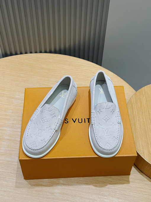 ルイヴィトンスーパーコピー LV Croisette スエード牛革ローファー