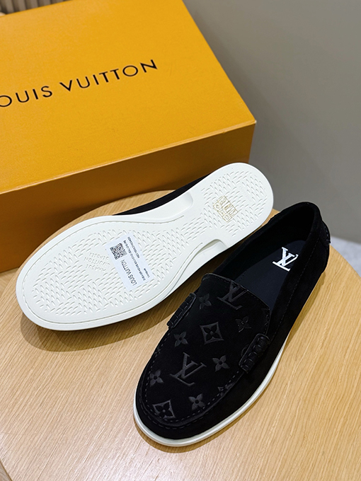 ルイヴィトンスーパーコピー LV Croisette スエード牛革ローファー