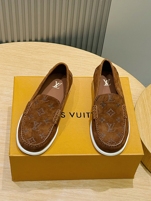 ルイヴィトンスーパーコピー LV Croisette スエード牛革ローファー