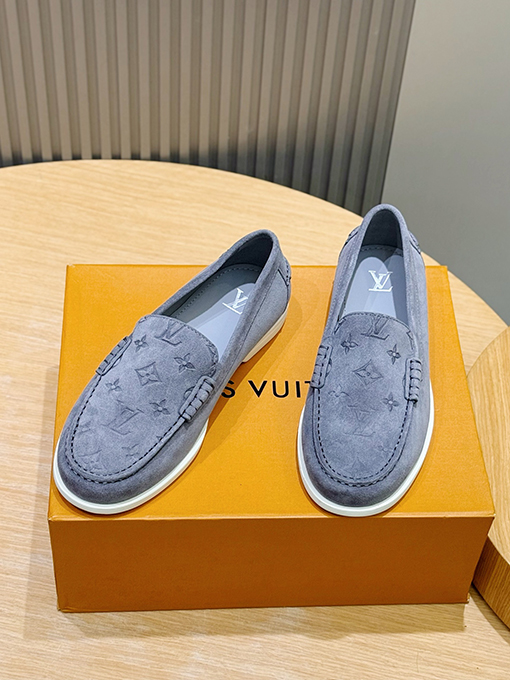 ルイヴィトンスーパーコピー LV Croisette スエード牛革ローファー