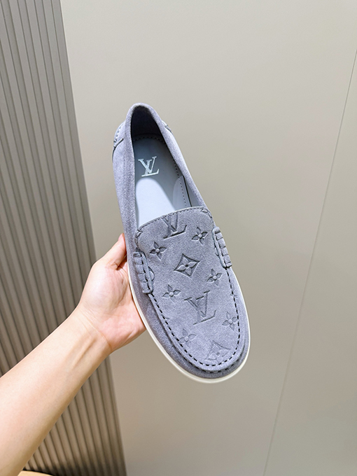 ルイヴィトンスーパーコピー LV Croisette スエード牛革ローファー