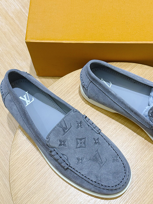 ルイヴィトンスーパーコピー LV Croisette スエード牛革ローファー