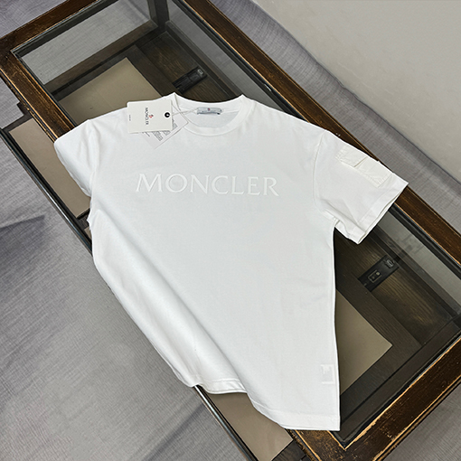 モンクレール 新作サマースタイルレタープリントロゴ ゆったり半袖Tシャツ