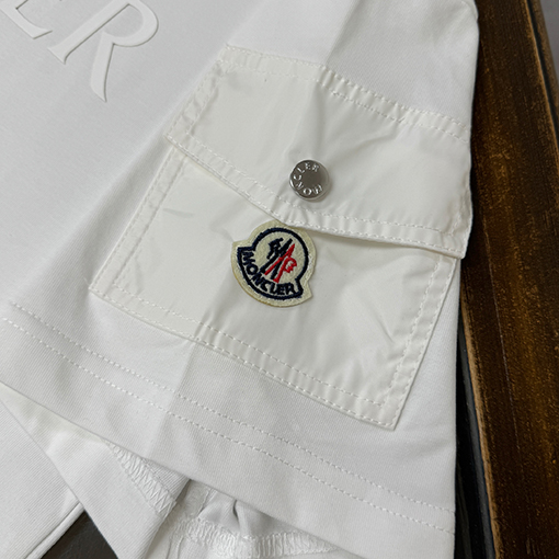 モンクレール 新作サマースタイルレタープリントロゴ ゆったり半袖Tシャツ