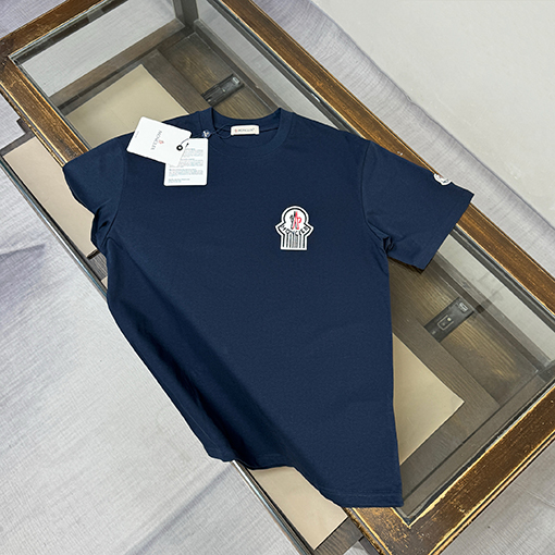 モンクレール 新モデル夏のクラシッククルーネック半袖Tシャツ