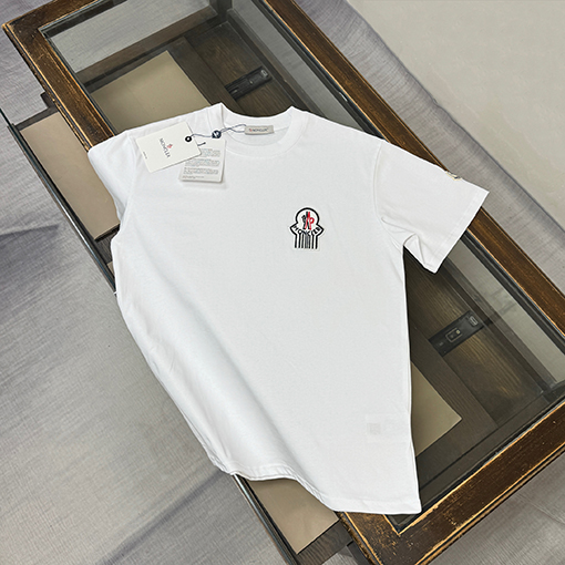 モンクレール 新モデル夏のクラシッククルーネック半袖Tシャツ