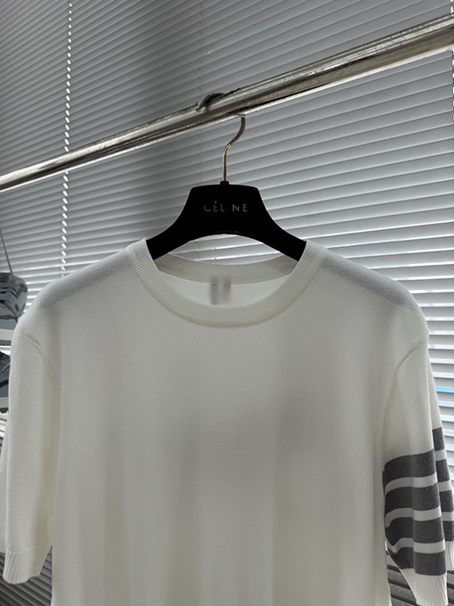 トムブラウン バックポニーニット半袖Tシャツ