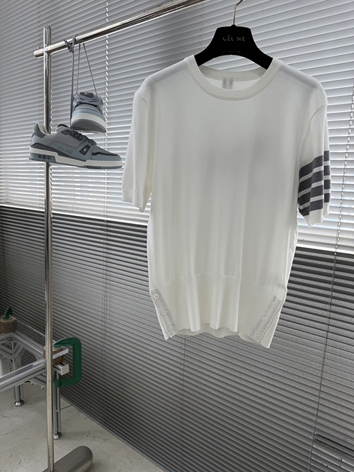 トムブラウン バックポニーニット半袖Tシャツ