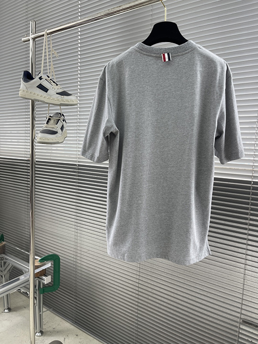 トムブラウンコピー 最新のアンカー柄半袖Tシャツ