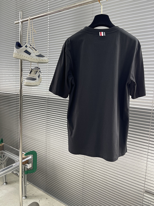 トムブラウンコピー 最新のアンカー柄半袖Tシャツ