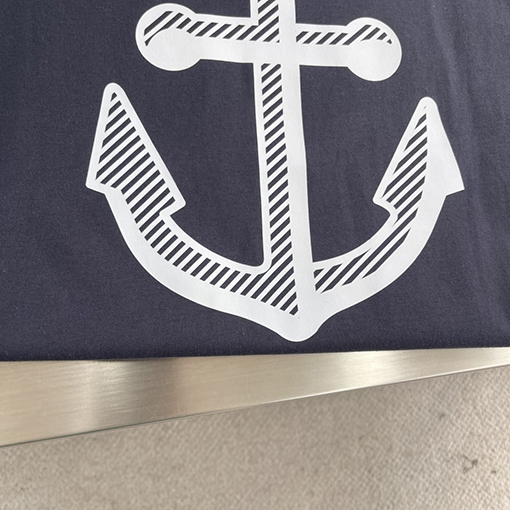 トムブラウンコピー 最新のアンカー柄半袖Tシャツ