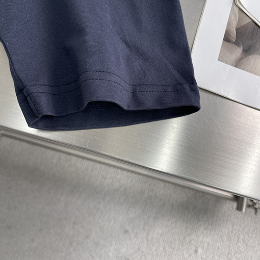 トムブラウンコピー 最新のアンカー柄半袖Tシャツ