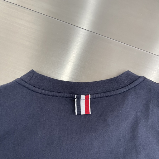トムブラウンコピー 最新のアンカー柄半袖Tシャツ