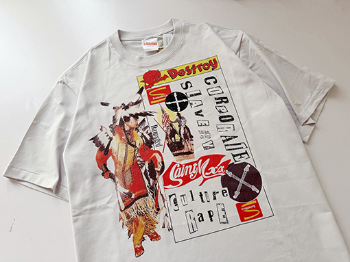 セントマイケル パンクカルチャーとアメリカンレトロスタイルを融合させた半袖Tシャツ