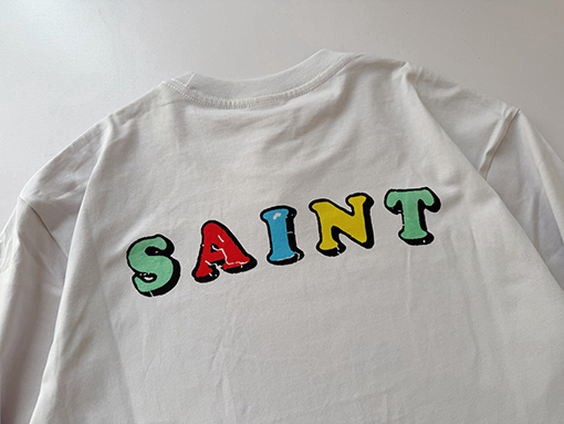 セントマイケル パンクカルチャーとアメリカンレトロスタイルを融合させた半袖Tシャツ