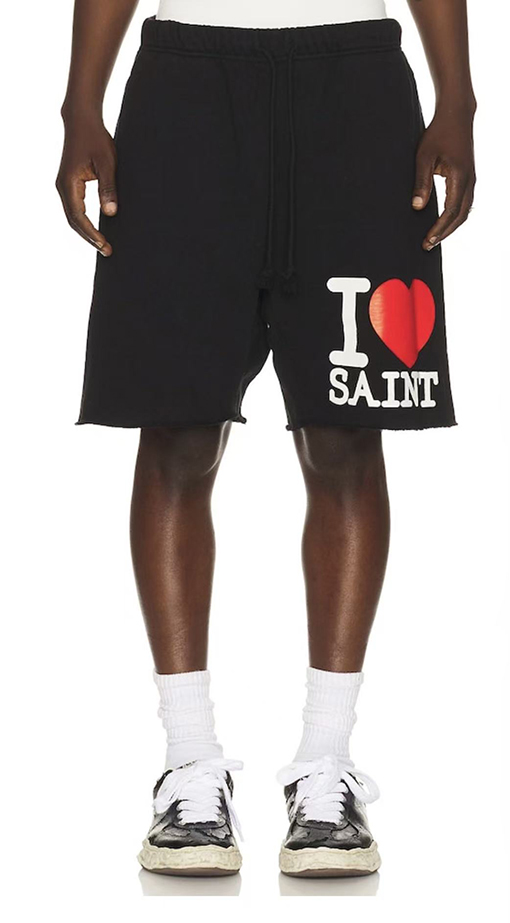 セントマイケルスーパーコピー SAINT Mx6 「I♥️SAINT」シリーズショートパンツ
